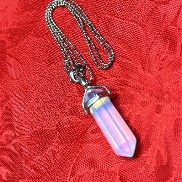 Opal Glow DT Angel Aura Point Pendant  (Include Chain) - Picture 3 of 7